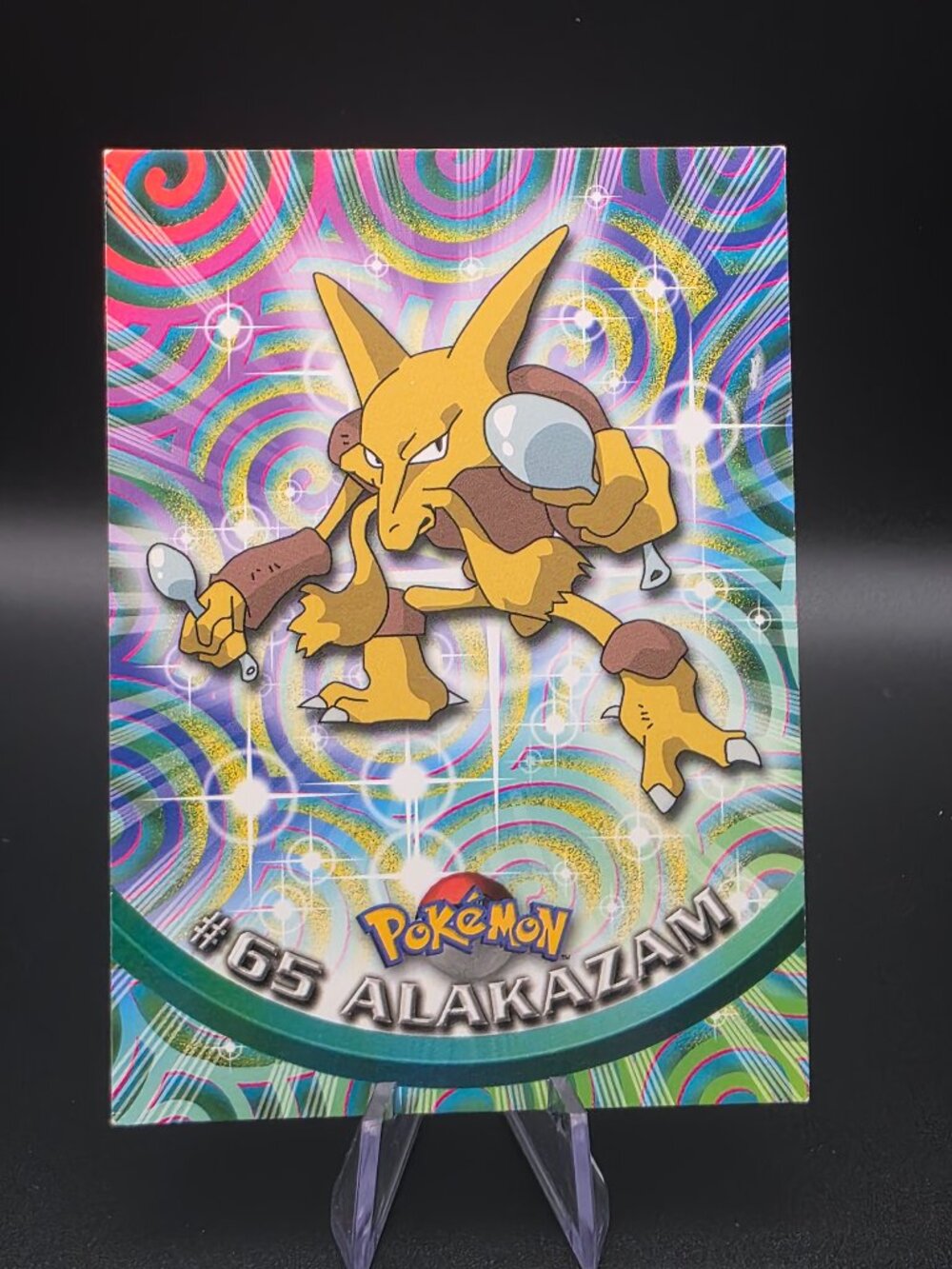Alakazam #65 Series 1 Black Label - TOPPS Pokemon Card MP+